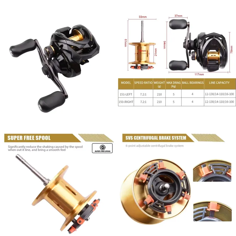 Baitcasting Reel - Carretilha de Pesca Bass One Xt